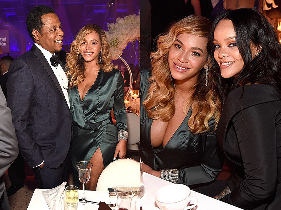 Бейонсе и Джей Зи на вечере Diamond Ball